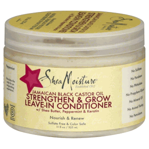 SheaMoisture, Jamaican Black Castor Oil, Strengthen & Restore Leave-in Conditioner, 11.5 Fl Oz (340 Ml)