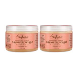 SheaMoisture, Curling Gel Souffle, Coconut & Hibiscus, 12 Oz (340 G)