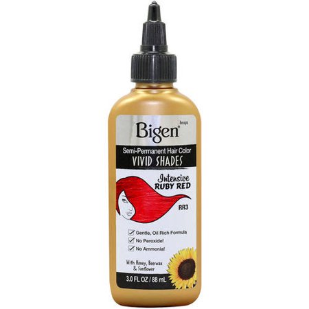 Bigen Semi Permanent Hair Color Ruby Red 3 Fl Oz (BSPRR3)