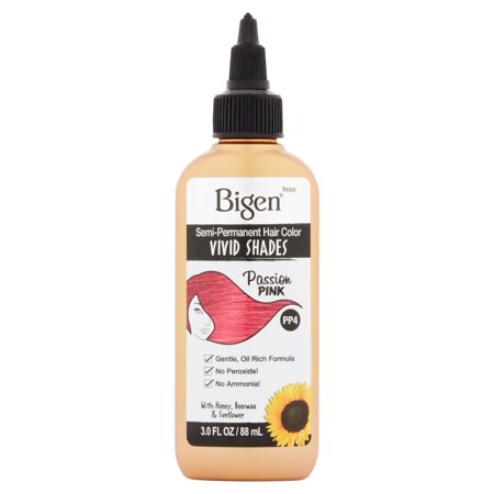 Bigen Semi-Permanent Haircolor #Pp4 Passion Pink 3 Ounce (88ml)