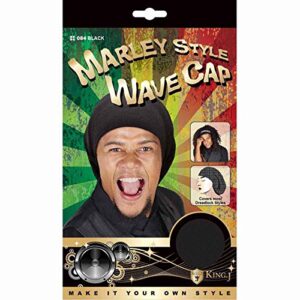 King J. - DreadLocks Wave Cap Dreadlock Styles BLACK