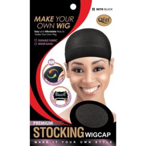 Qfitt - Premium Stocking Wig Cap Regular Size (3 Colors Available)