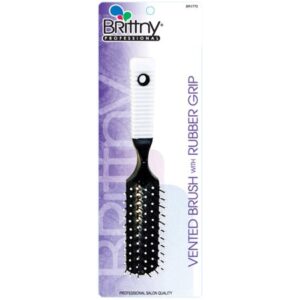 Brittny Vented Brush W/ Rubber Grip - SB-BR1770