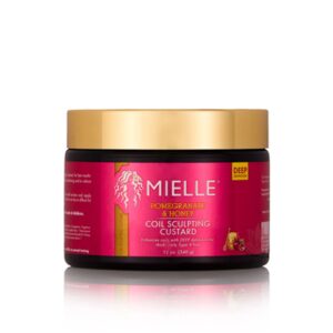 Mielle, Coil Sculpting Custard, Pomegranate & Honey, 12 Oz (340 G)