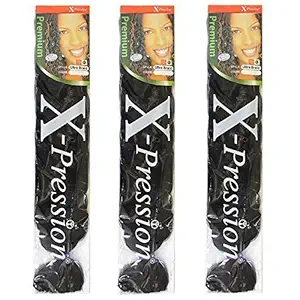 X-pression Premium Original Ultra Braid. - Color 2 (Pack of 3)